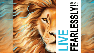 Live Fearlessly Theme Poster Desktop Wallpaper - English