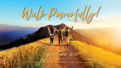 Walk Powerfully! Desktop Wallpaper English