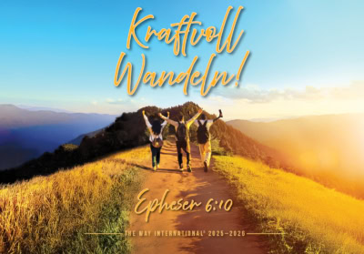 Kraftvoll Wandeln! Tablet-Hintergrund Deutsch