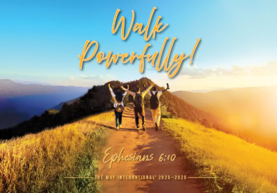 Walk Powerfully! Tablet Wallpaper English
